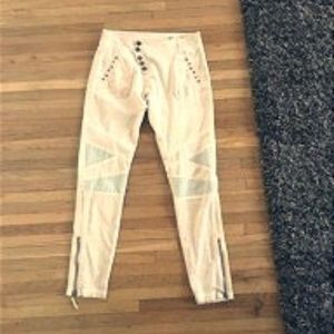 SASSY CREAM PANTS / JEANS SIZE 38  GREAT CONDITION